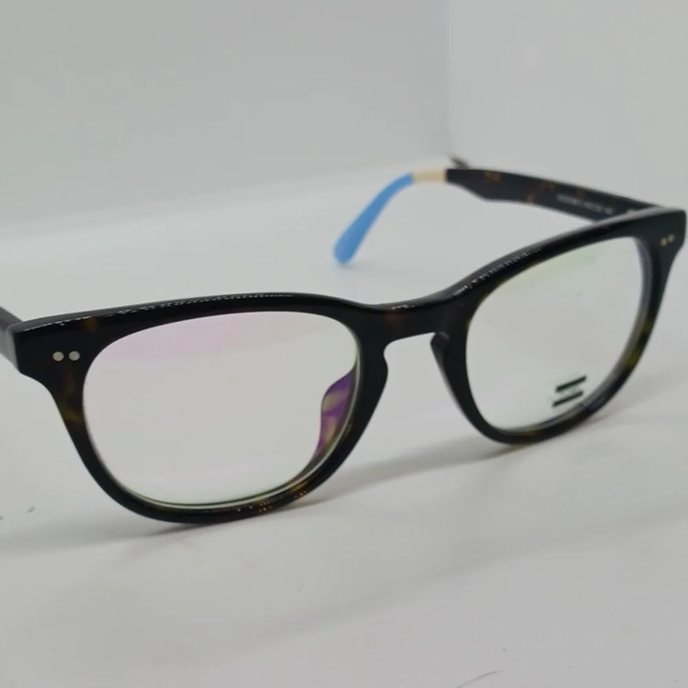 NWT WOMEN'S TOMS EYEGLASS FRAMES ISA TORTOISE LIGHT BLUE
